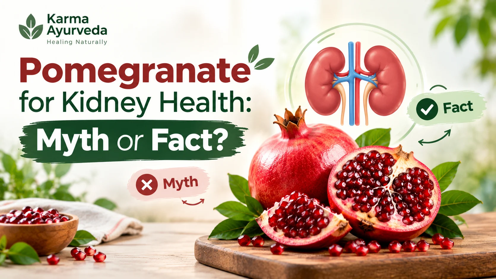 Pomegranate for Kidney Health: Myth or Fact?